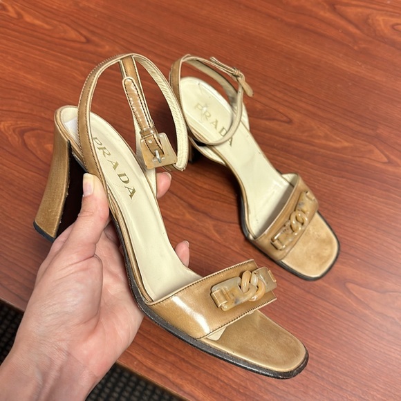 Vintage Prada Heeled Sandals - Picture 2 of 8